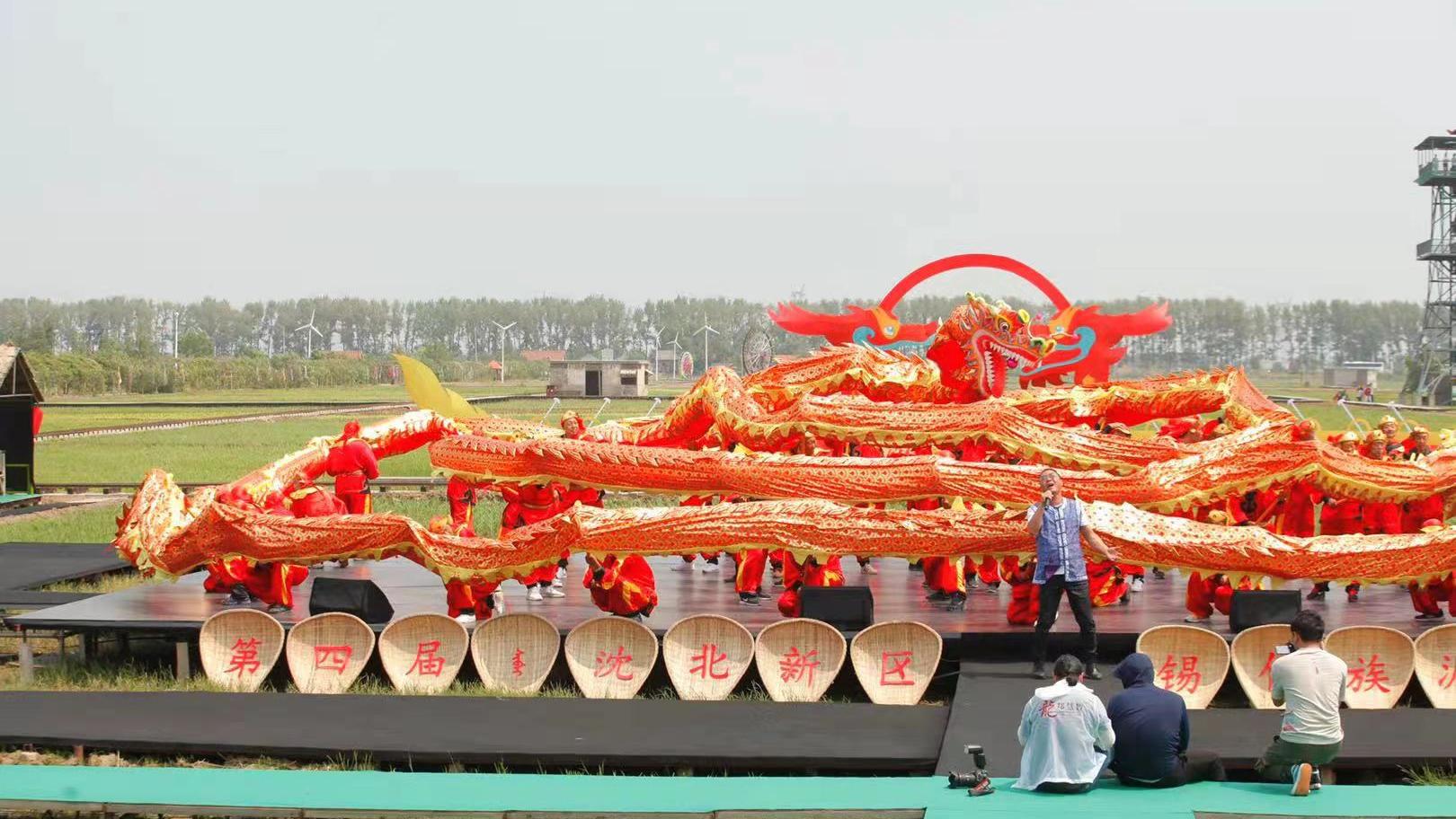 原创史诗实景演出第四幕沈北文旅形象大使黑龙献唱歌曲庆建党百年